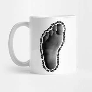 barefoot skateboards Mug